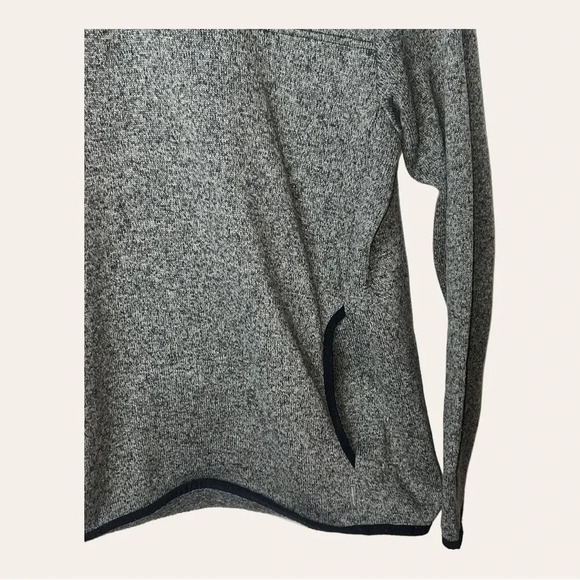 0509W.‎ EDDIE BAUER 1/4 BUTTON SNAP UP JACKET GRAY IN COLOR SIZE LARGE POCKETS - Picture 5 of 11